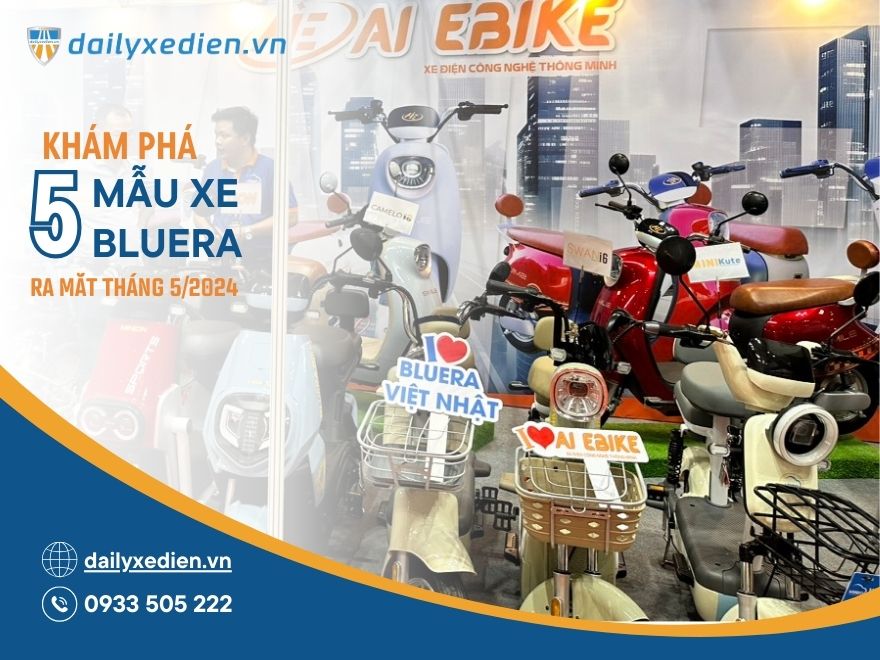 Khám phá 5 mẫu xe đạp điện Bluera siêu đáng yêu mới ra mắt tháng 5/2024