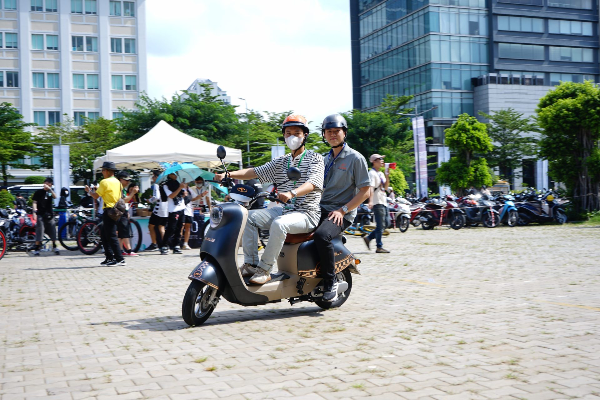 Khách hàng trải nghiệm tại sự kiện Việt Nam Cycle Expo 2024