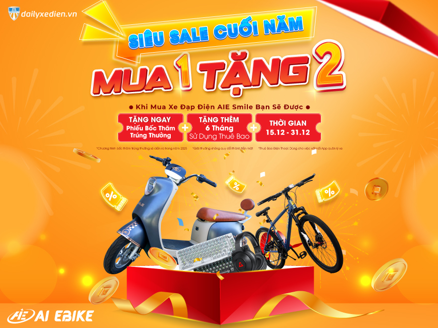 Siêu Sale Cuối Năm – Mua 1 Tặng 2, Cơ Hội Sở Hữu AIE Smile!