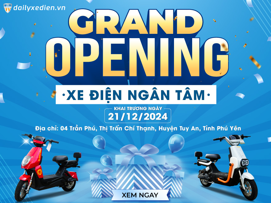 KHAI TRƯƠNG | Cửa Hàng Thế Giới Xe Điện Ngân Tâm, Phú Yên