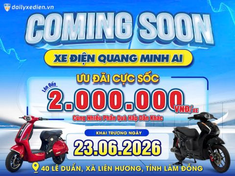 BLUERA VIỆT NHẬT QUANG MINH AI SẮP KHAI TRƯƠNG – THÊM ĐỊA CHỈ XE ĐIỆN CHÍNH HÃNG TẠI LÂM ĐỒNG
