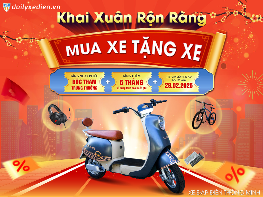 Khai trương Rộn Ràng – Khuyến Mãi “Mua Xe  – Tặng Xe” Cùng AIE SMILE