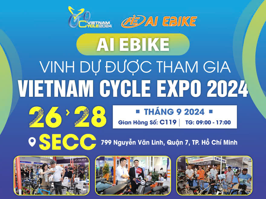 AI Ebike vinh dự tham gia Vietnam Cycle Expo 2024