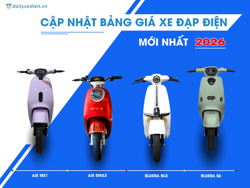 Cập Nhật Bảng Giá Xe Đạp Điện Học Sinh (2025) – Top mẫu xe điện giá tốt, chất lượng