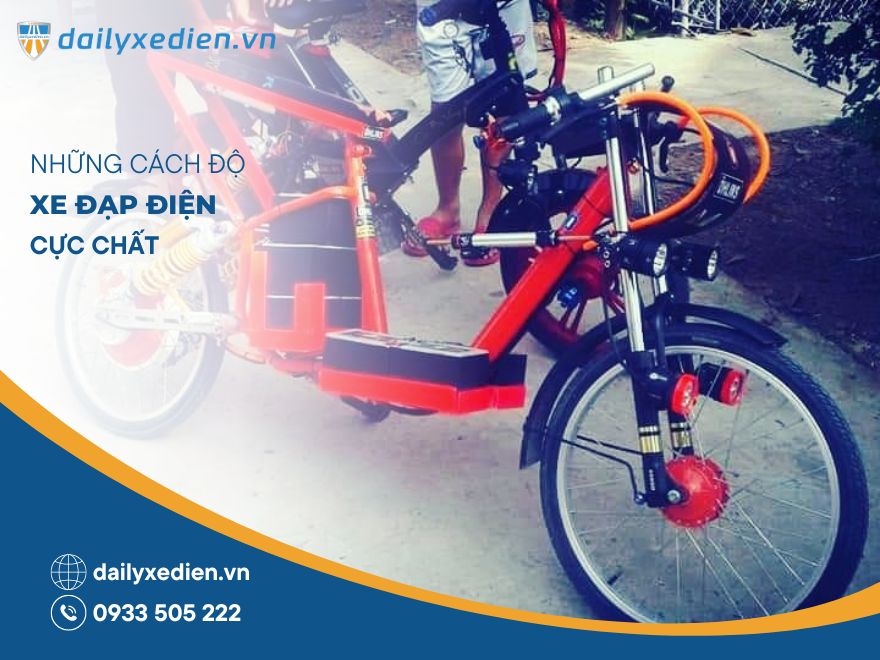 Độ xe đạp điện là gì? Cách độ xe đạp điện đẹp và an toàn