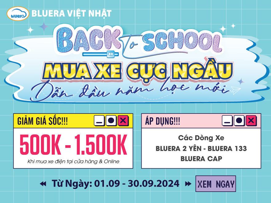 Back To School 2024 | Mua xe cực ngầu – Dẫn đầu năm học mới