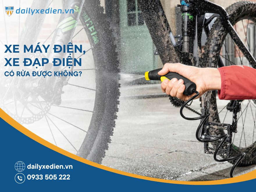 Hướng dẫn 5 bước rửa xe máy điện và xe đạp điện an toàn, hiệu quả