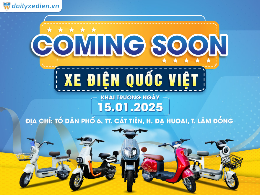 SẮP RA MẮT CỬA HÀNG XE ĐIỆN BLUERA QUỐC VIỆT TẠI LÂM ĐỒNG