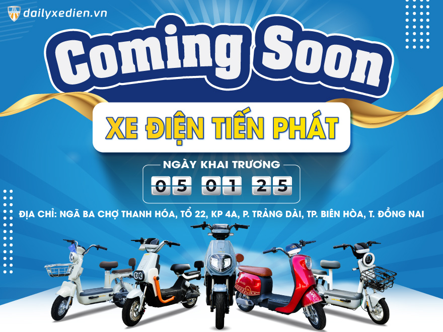 SHOWROOM XE ĐIỆN BLUERA TẠI ĐỒNG NAI SẮP RA MẮT