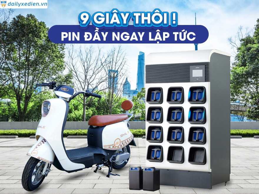 Giao Thông Xanh: Cơ Hội Và Thách Thức – Bài Học Đổi Pin Xe Máy Điện Trong 9 Giây Tại Indonesia
