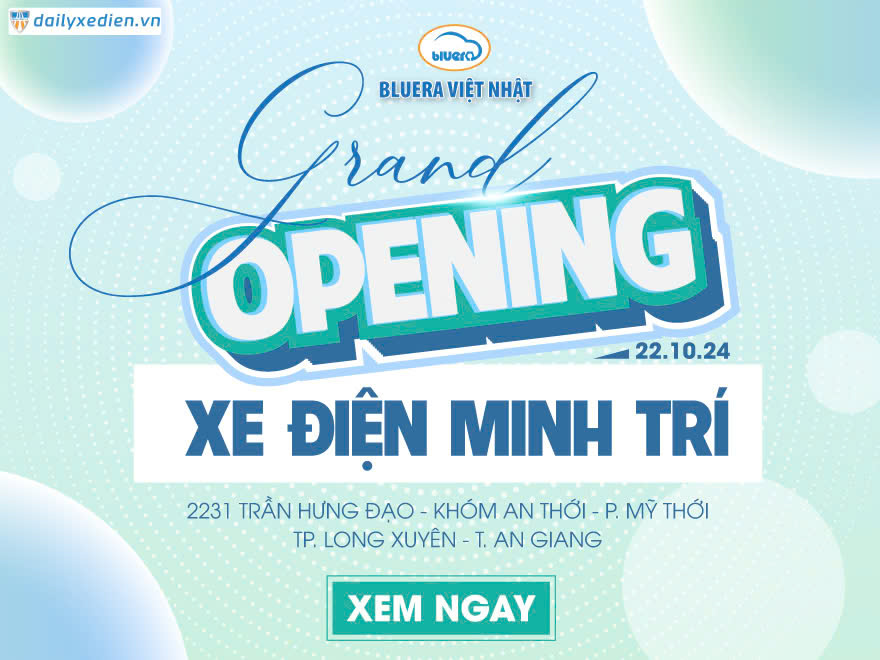 Mừng khai trương cửa hàng xe điện Bluera Việt Nhật Minh Trí – An Giang