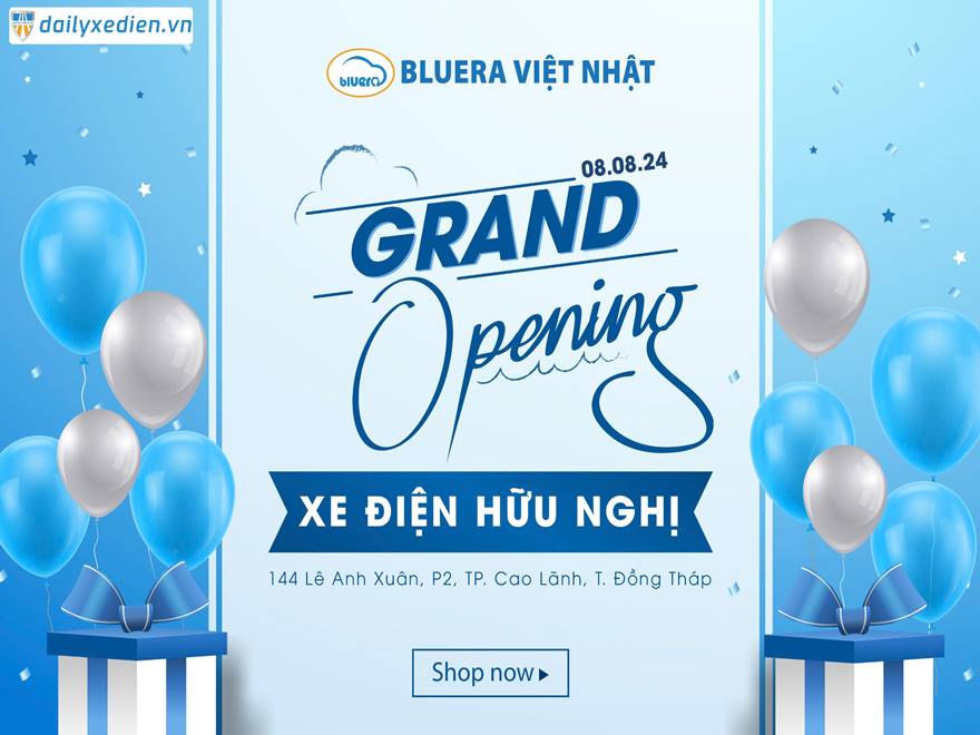 Khai trương Đại lý ủy quyền Xe điện Bluera Việt Nhật tại Đồng Tháp – Đại Lý Xe Điện Hữu Nghị  