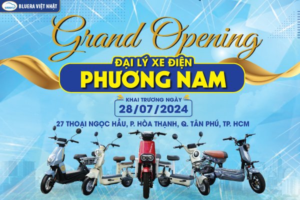Tưng bừng khai trương Đại Lý Xe Điện Phương Nam – Q. Tân Phú, TP.HCM