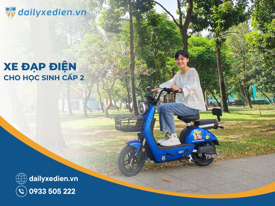 Gợi ý mẫu xe đạp điện dành cho học sinh cấp 2 đẹp – chất lượng