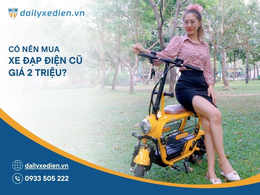 Xe đạp điện giá rẻ dưới 2 triệu có nên mua hay không?