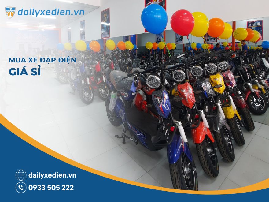 Mua xe đạp điện giá sỉ siêu tốt hàng công ty tại TP.HCM