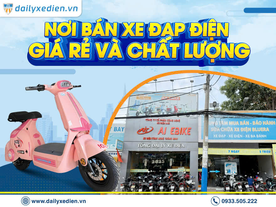Nơi Bán Xe Đạp Điện Giá Tốt Và Chất Lượng