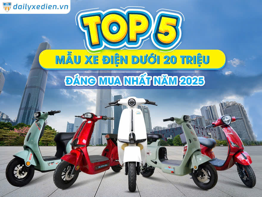 Top 5 Mẫu Xe Điện Dưới 20 Triệu Đáng Mua Nhất Năm 2025