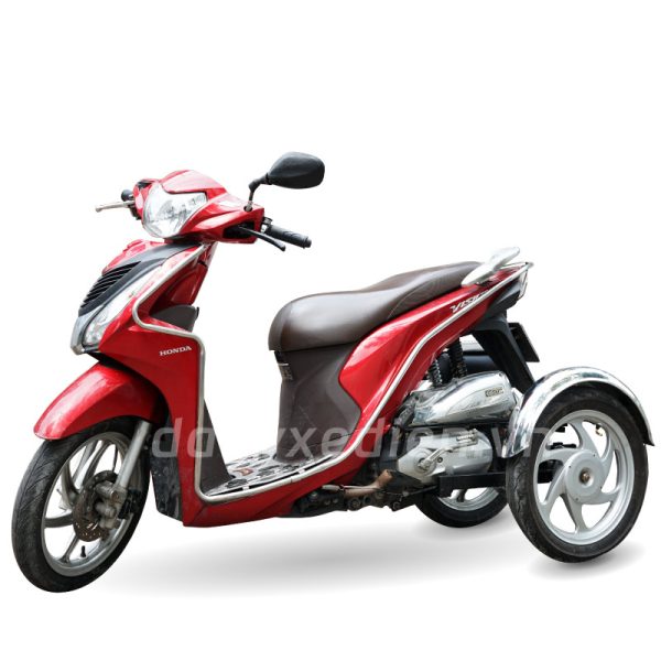 Xe 3 bánh chế Vision Đỏ 2023