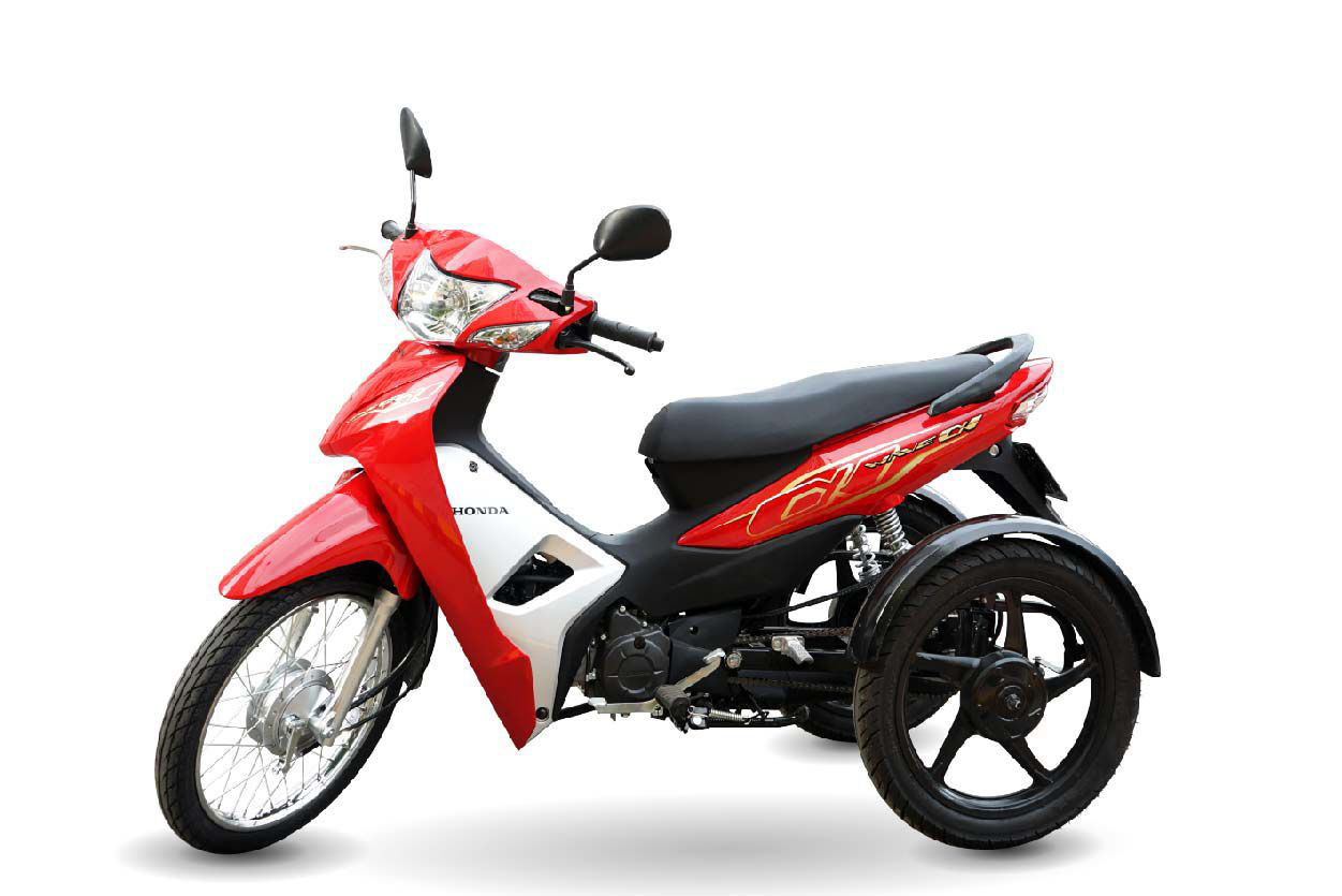 Xe 3 bánh chế Wave Alpha