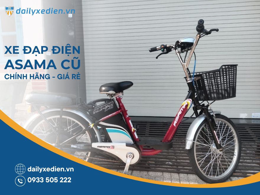 Xe đạp điện Asama cũ giá bao nhiêu? Nơi bán xe đạp điện Asama cũ ở TP.HCM