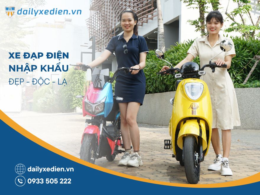 Xe đạp điện nhập khẩu đẹp, chất lượng, đáng mua nhất hiện nay