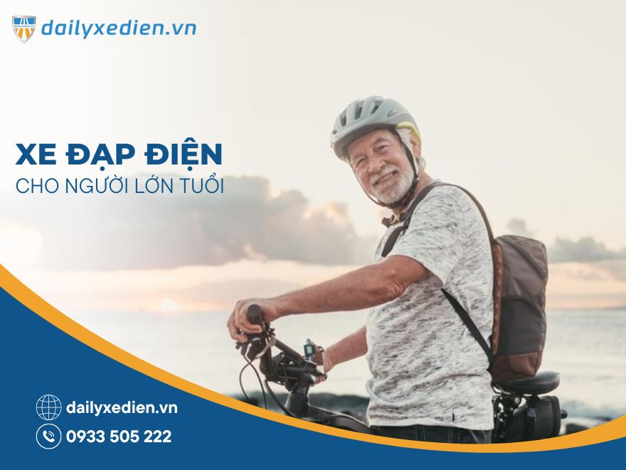 Xe đạp điện cho người lớn tuổi – Mẫu xe nào an toàn, tiện dụng?