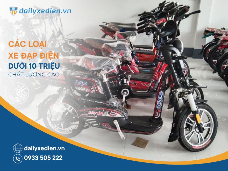 Các loại xe đạp điện giá rẻ dưới 10 triệu chất lượng cao, đáng tham khảo