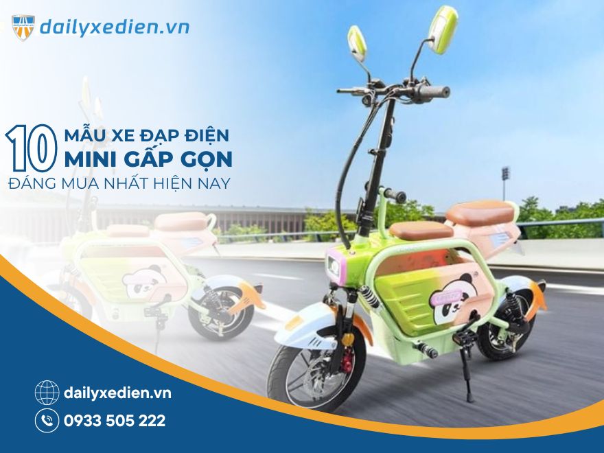 Đã mắt với các loại xe đạp điện mini gấp gọn độc đáo