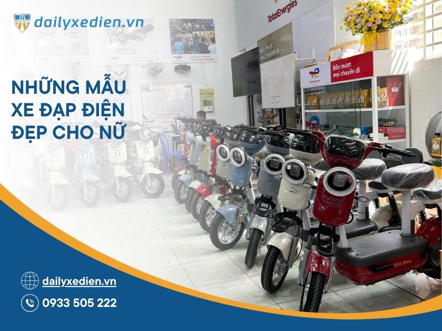 Khám phá những mẫu xe đạp điện nữ [đẹp, chất lượng, giá hợp lý]