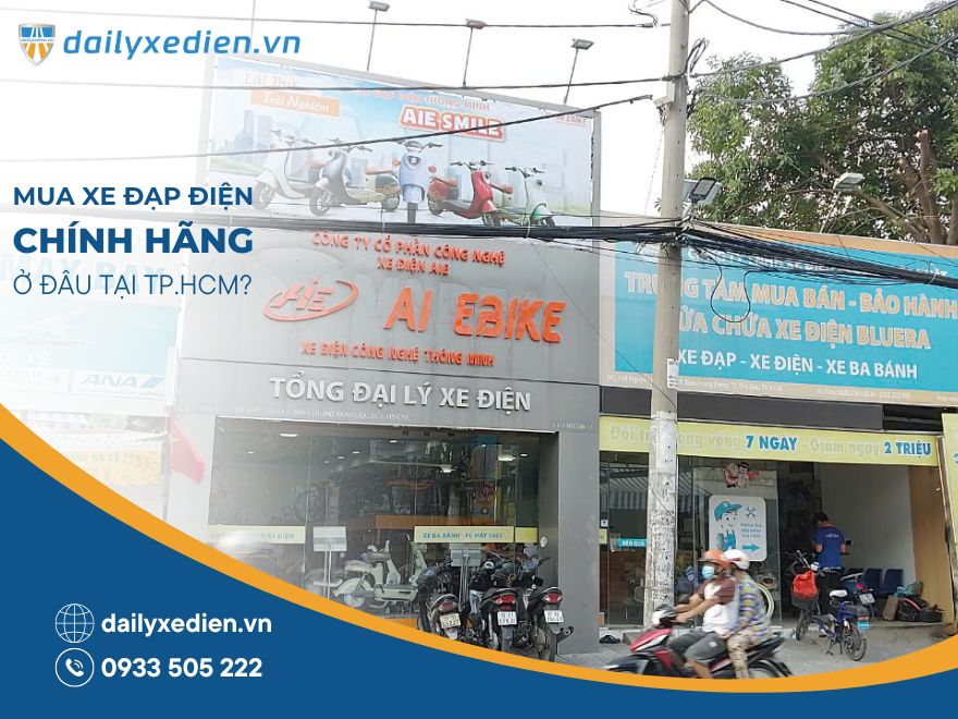 Mách bạn địa chỉ bán xe đạp điện tại TPHCM đảm bảo chính hãng – uy tín