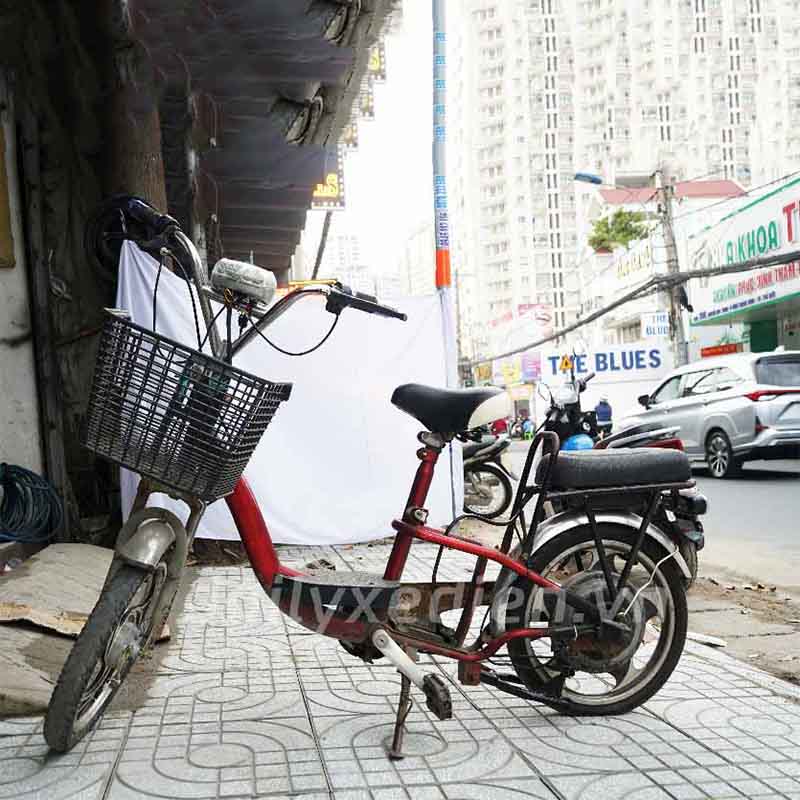 Xe đạp điện Yamaha cũ - Đỏ
