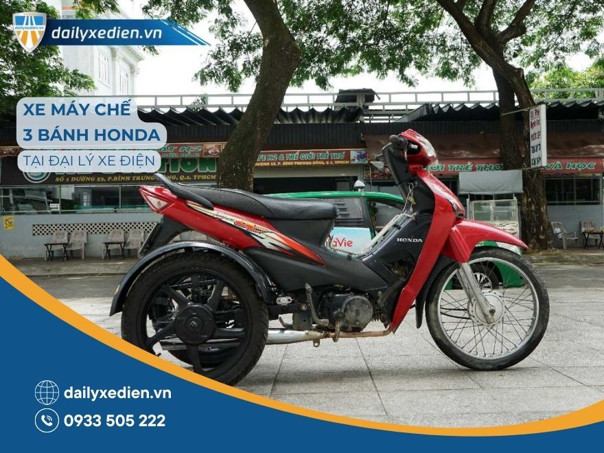 Xe máy 3 bánh Honda chính hãng độc quyền tại Đại Lý Xe Điện